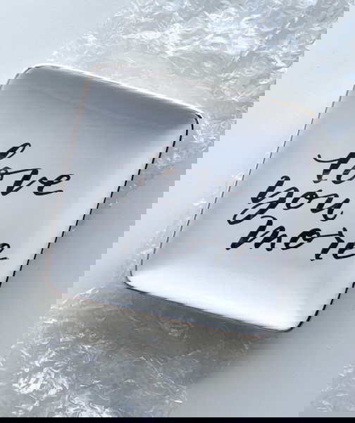 Jewelry tray ‘Love you more’