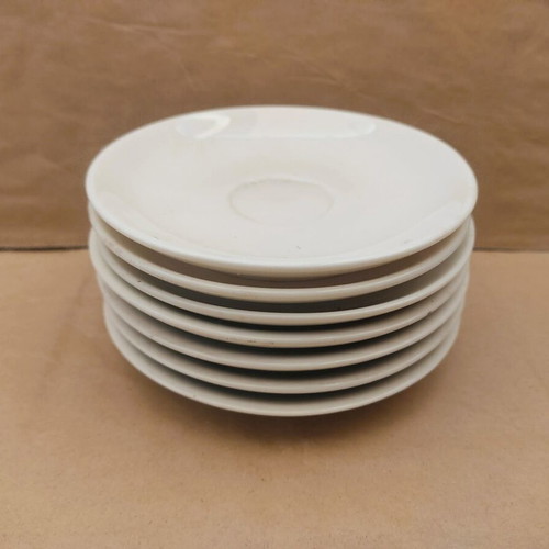 Vintage porcelain saucers new, pack of 7 pieces