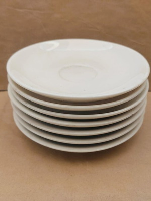 Vintage porcelain saucers new, pack of 7 pieces