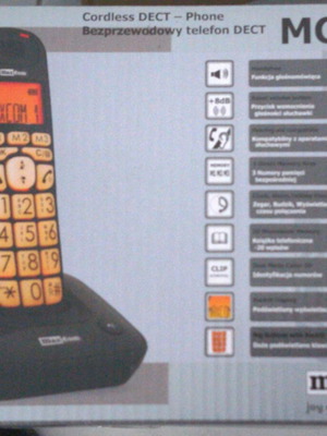 MaxCom MC6800 cordless phone new with Greek menu