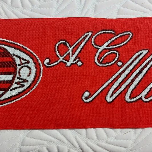 Champions League Final scarf A.C Milan-Liverpool F.C authentic, like new