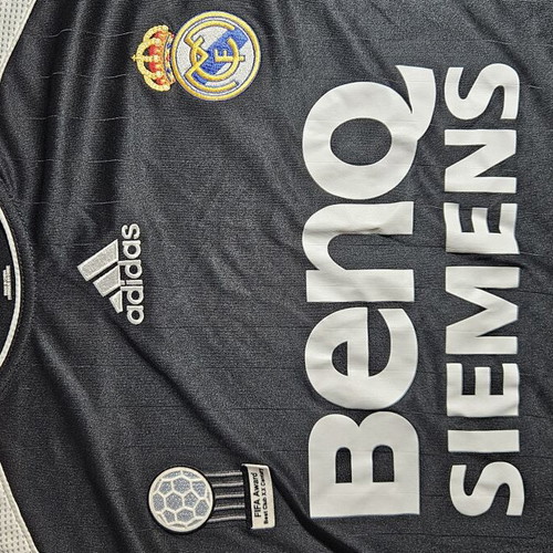 Real Madrid 2006/2007 black Adidas jersey XL with Club of the Century logo