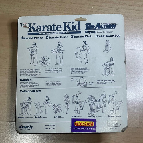 Karate Kid Remco sealed card new, collectible