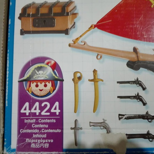 Playmobil pirate flagship used, complete set with box