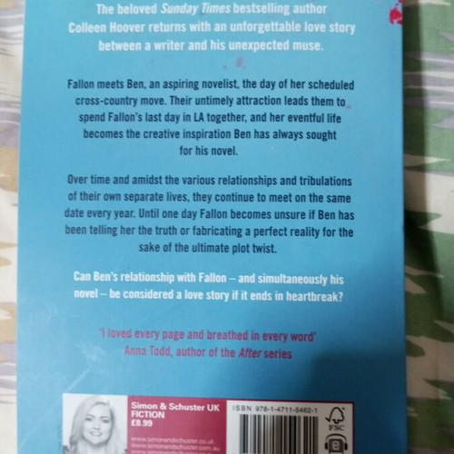 November 9 by Colleen Hoover like new