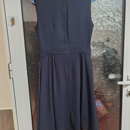Orsay dark blue dress like new with pearls, formal for young girl