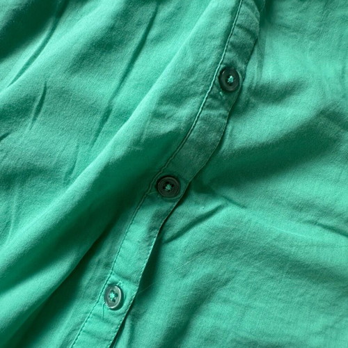 Attrattivo women set green like new, cotton trousers and blouse