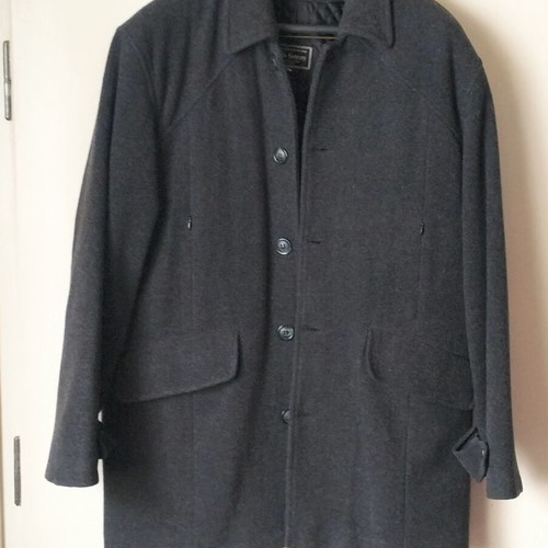 Men's coat like new, grey, size L