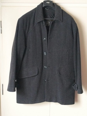 Men's coat like new, grey, size L