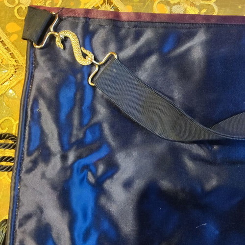Past Master Masonic Apron 1965 Plato Lodge NY