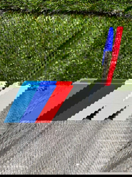 BMW M διακοσμητικό λογότυπ - θήκη για στυλό και κάρτες