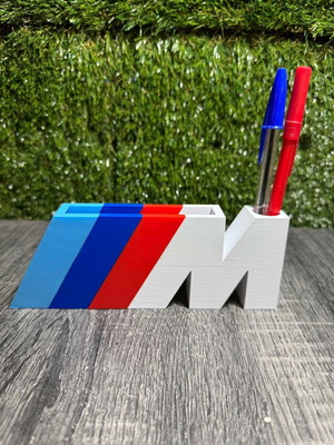 BMW M διακοσμητικό λογότυπο και θήκη για στυλό και κάρτες καινούργιο