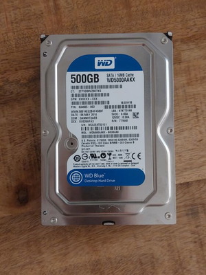 Σκληρός δίσκος Western Digital Blue 500GB μεταχειρισμένος