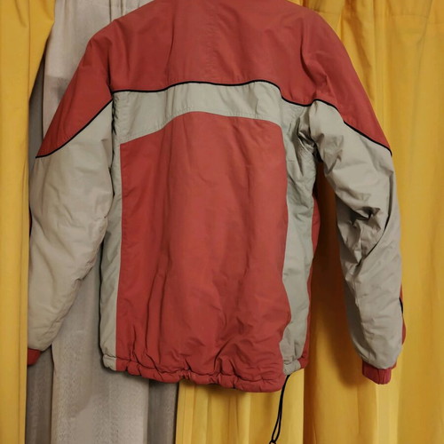 Columbia winter jacket like new, red/gray