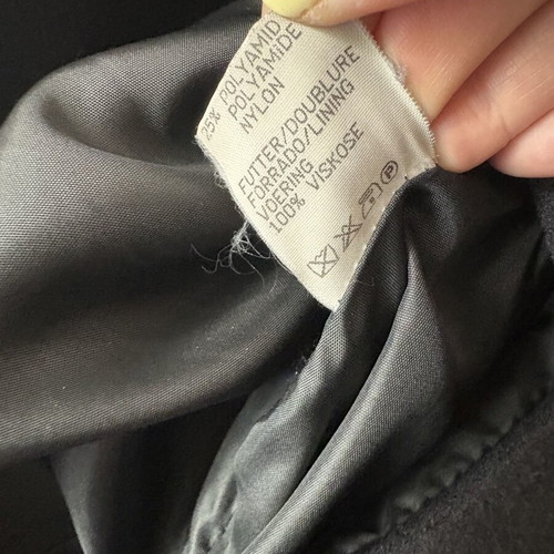 Goldix black coat like new, size 42