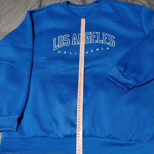 Los Angeles sweatshirt XL like new, blue, no hood