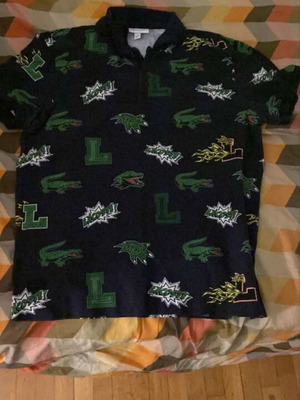 Lacoste ανδρική μπλούζα πόλο σε μαύρο, μέγεθος L