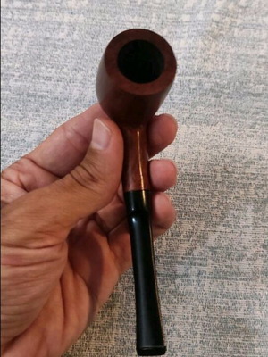 Vintage Italian Real Briar Pipe like new, brown black
