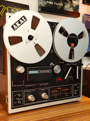 Akai 1721W vintage reel-to-reel tape recorder used