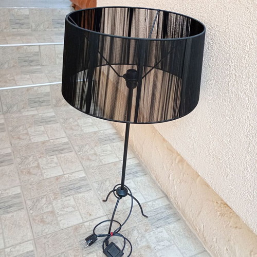 Floor lamp like new, height 90 cm, diameter 45 cm