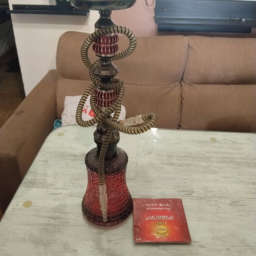 Hookahs used, small, medium and large sizes