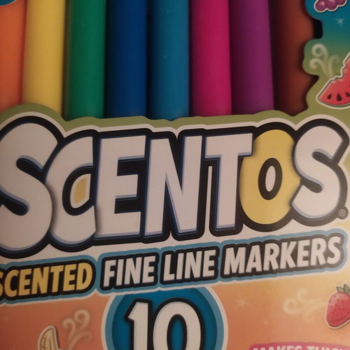 Scentos Fine Line Markers new set of 10 scented