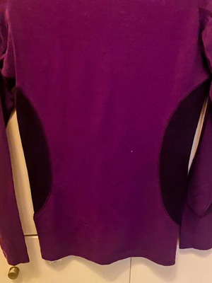 Oxylane women's thermal long-sleeve shirt, purple, size M
