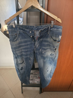 Dsquared Tidy Biker Jeans μέγεθος 50 σαν καινούργιο, μπλε