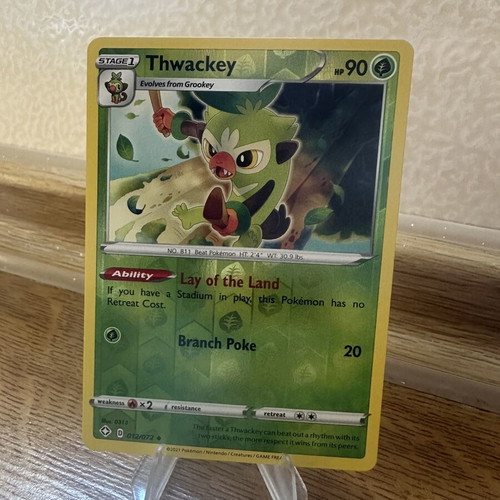 Thwackey Pokemon Card like new