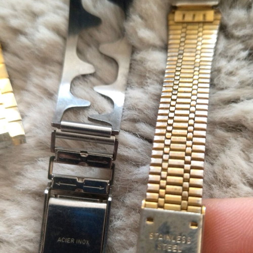 Watch straps used for spare parts