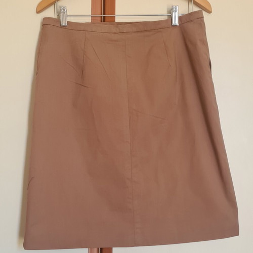 Luisa Spagnoli women's skirt size 46, light brown, like new