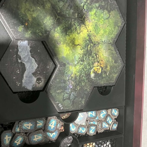 Grimcoven 3D printed insert for board game standees edition
