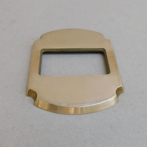 Decorative brass front plate