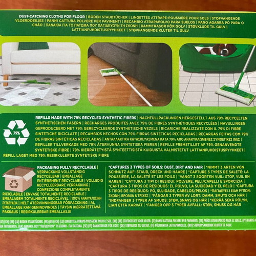 Swiffer Replacement Floor Cloths new, pack of 20 pcs