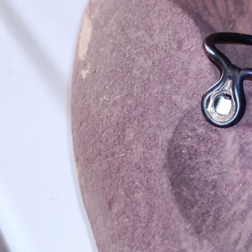 Silver ring oxidized with diamond peel paste size 54 like new