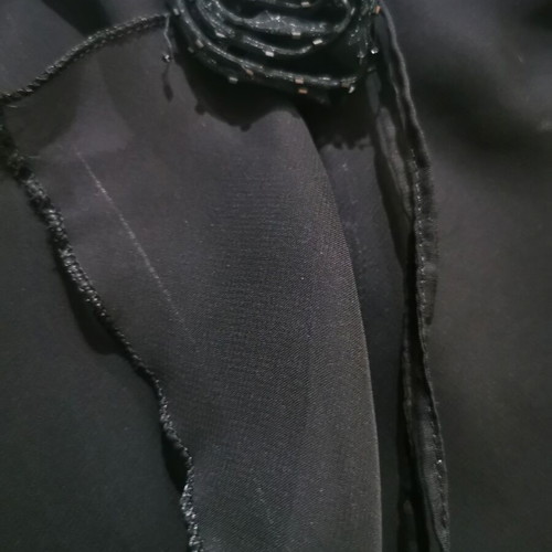 Black muslin skirt