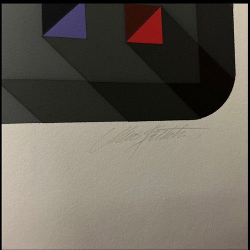 Marko Spalatin Prizma II serigraph print, signed and dated
