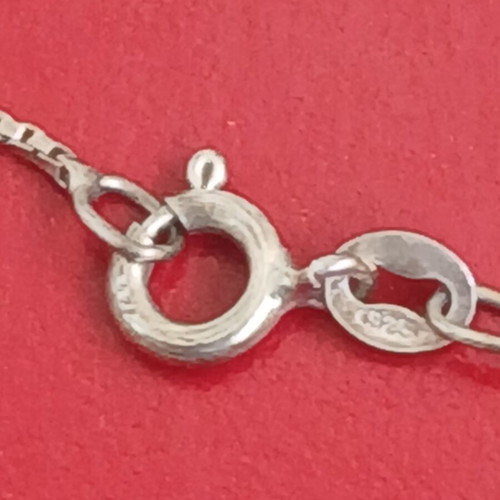 925 silver necklace with 50 cm chain