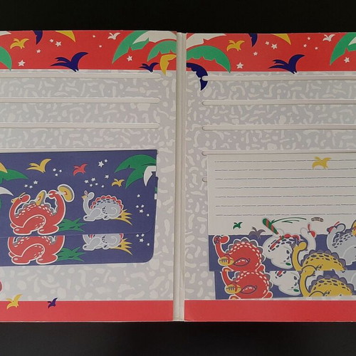Letter writing sets, assorted designs