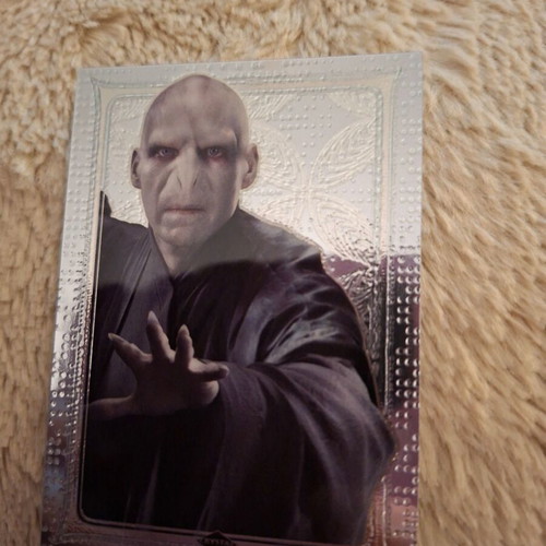 Harry Potter crystal Lord Voldemort collectible card new, Warner Bros