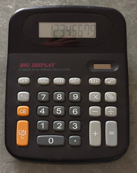 CALCULATOR BIG 8 Digits - ΚΟΜΠΙΟΥΤΕΡΑΚΙ ΓΡΑΦΕΙΟΥ 8ψήφιο