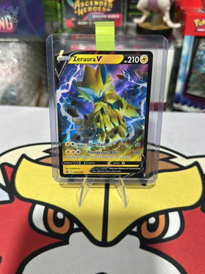 Zeraora V Pokemon Sword & Shield Promo Ultra Rare Holo Card σαν καινούργιο