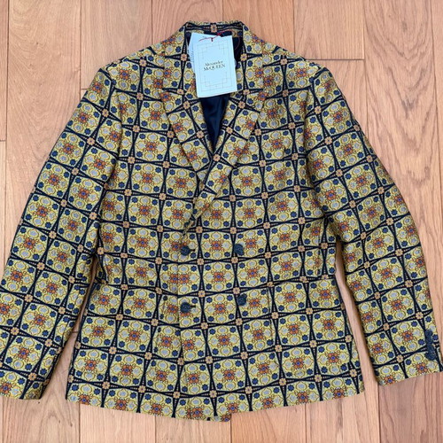 Alexander McQueen blazer new with Kaleidoscope Jacquard pattern