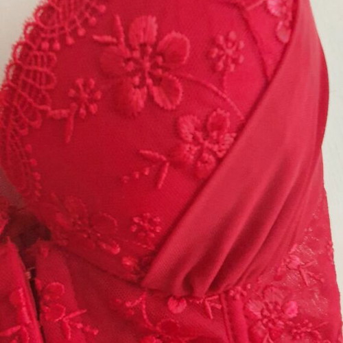 Intimissimi lingerie with push-up new, wine red