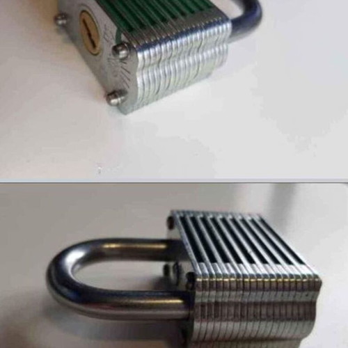 Heavy-duty padlock 50mm new, made of duralumin