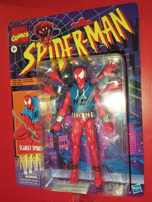 Marvel Legends Scarlet Spider Spider-Man Retro Ben Reilly