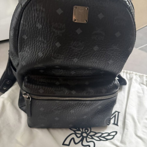 Backpack MCM black used authentic