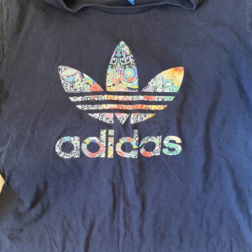Adidas sports shirt, multicolor, size M