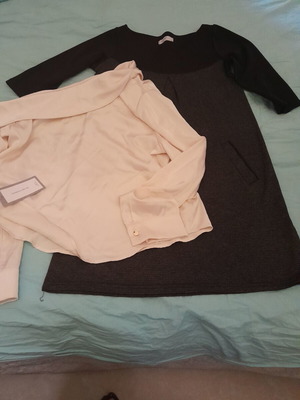 Dress like new, gift blouse included, size M