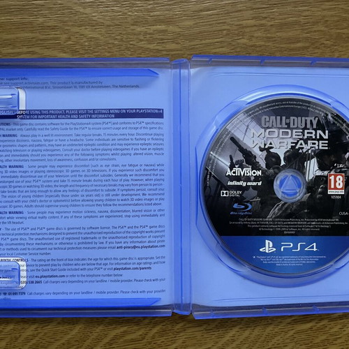 Call of Duty Modern Warfare PS4 game